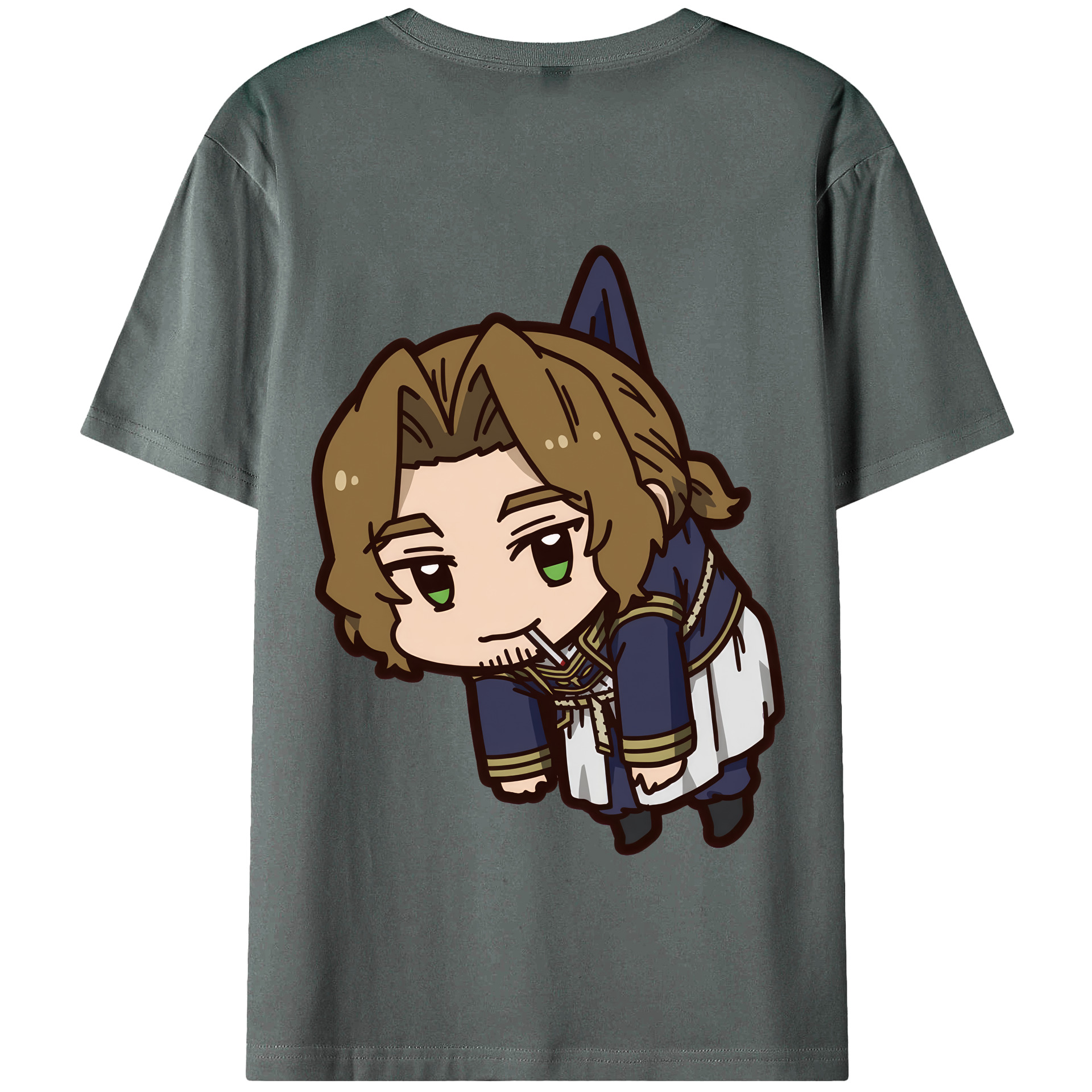 （画像用） 葬送のフリーレン Frieren 綿100％半袖Tシャツ（背面プリント）